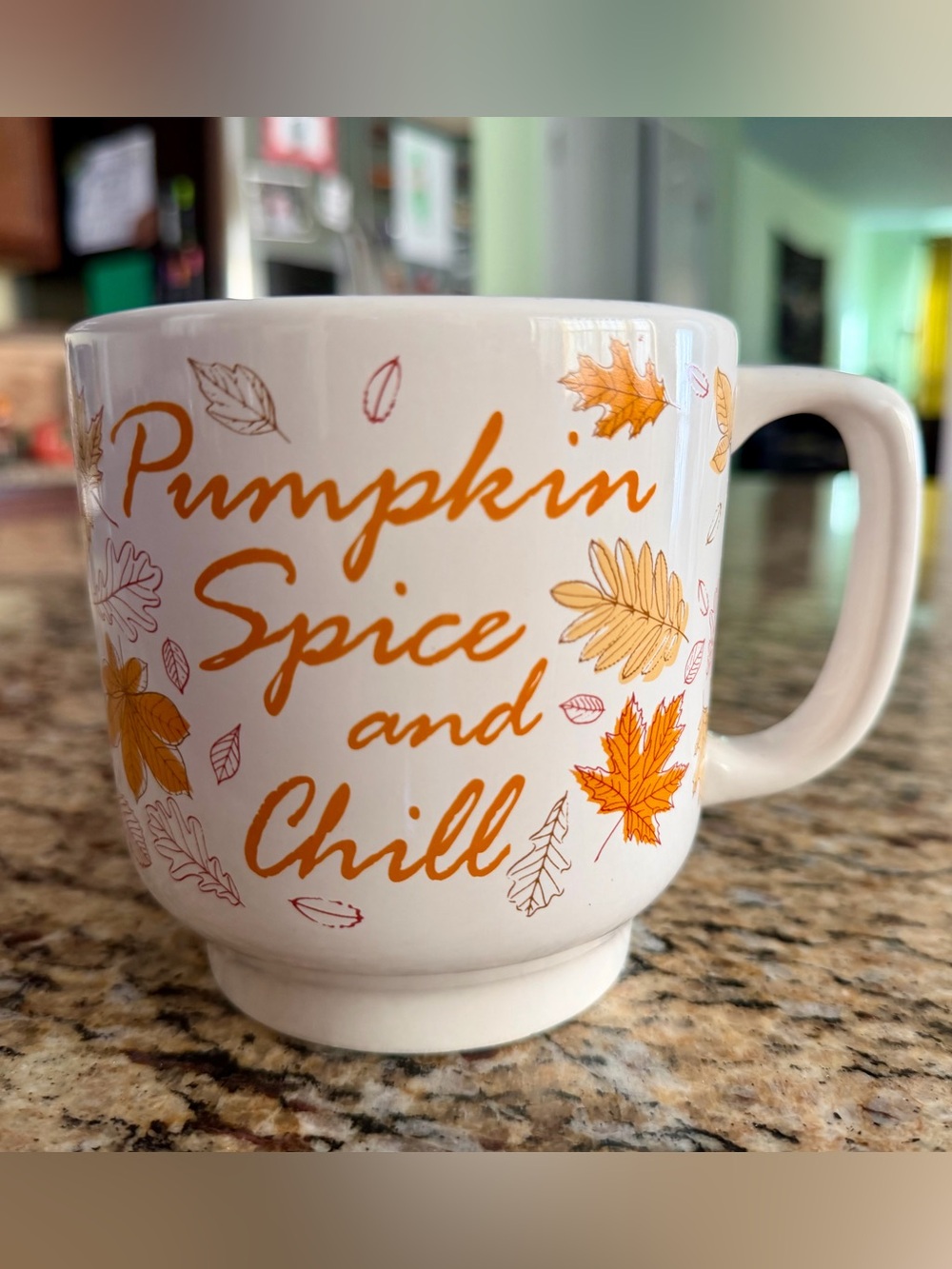 Pumpkin Spice and Chill Large Mug